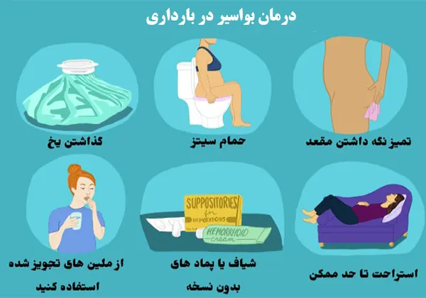 عکس بواسیر در بارداری